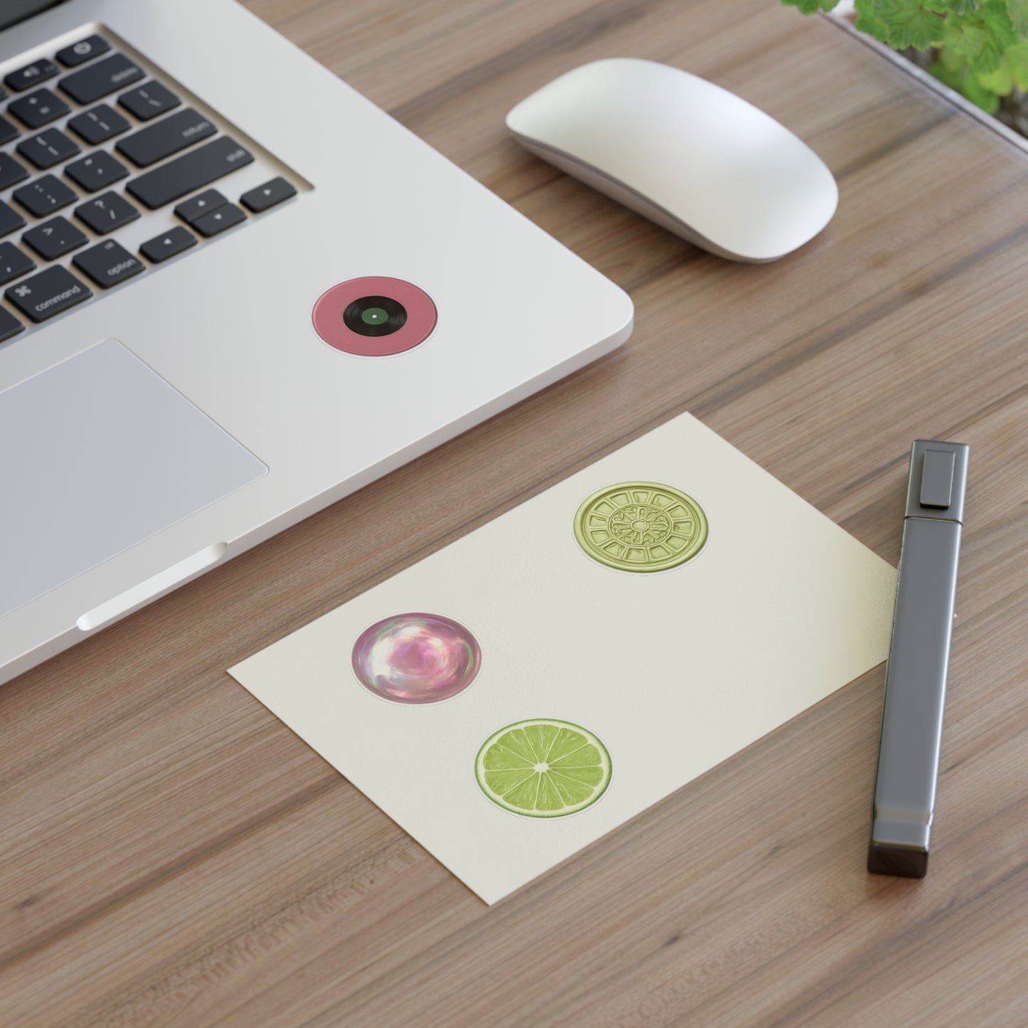 Pink Lime Wetbottle Stickers